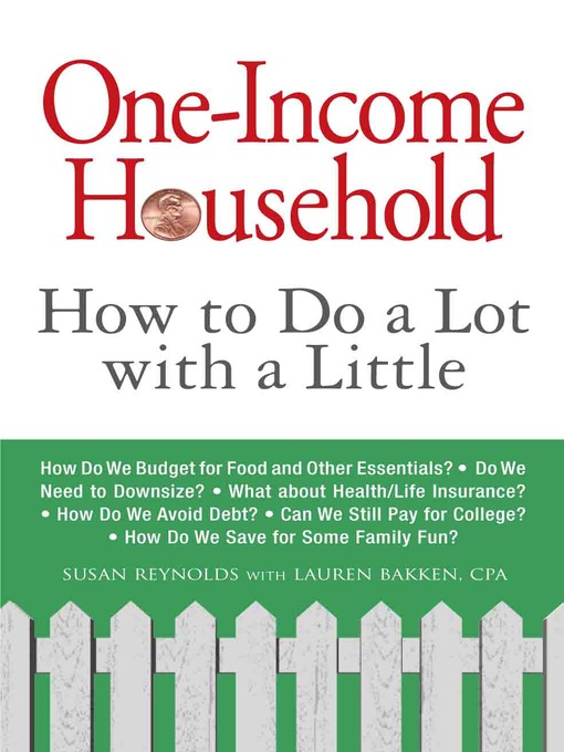Title details for One-Income Household by Susan Reynolds - Wait list